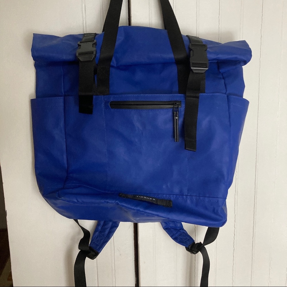 Timbuk2 roll top tote backpack in royal blue